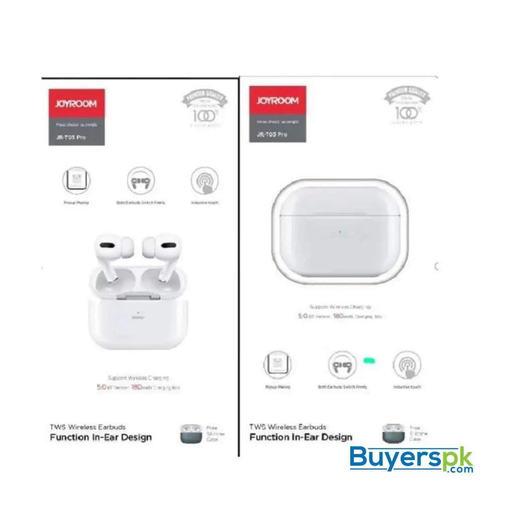 Joyroom Pro Jr-t03 Tws Wireless Earbuds (orignal) - Headset Price in Pakistan Joyroom Pro Jr-t03 Tws Wireless Earbuds (orignal) - Headset Price in Pakistan